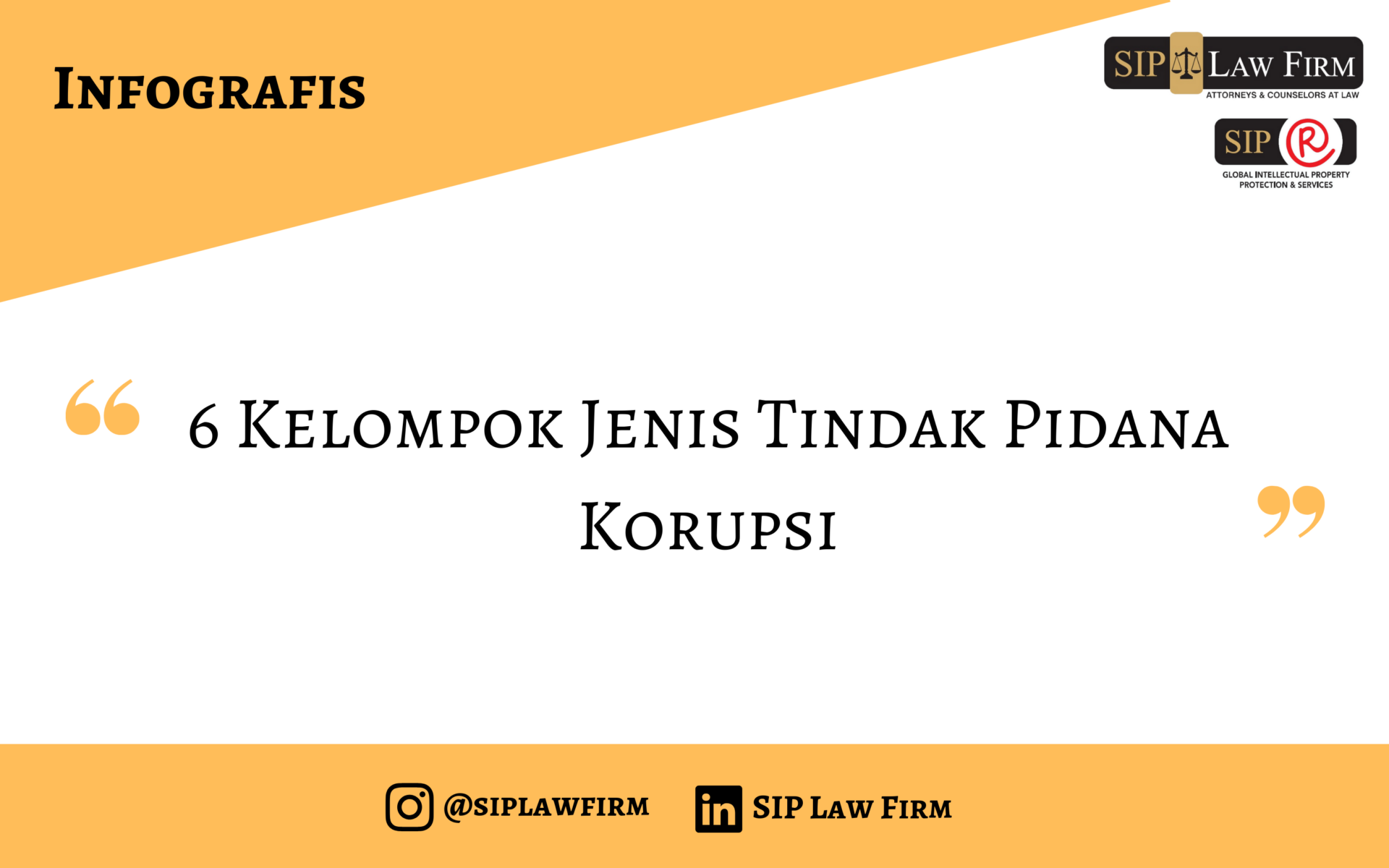 6 Kelompok Jenis Tindak Pidana Korupsi