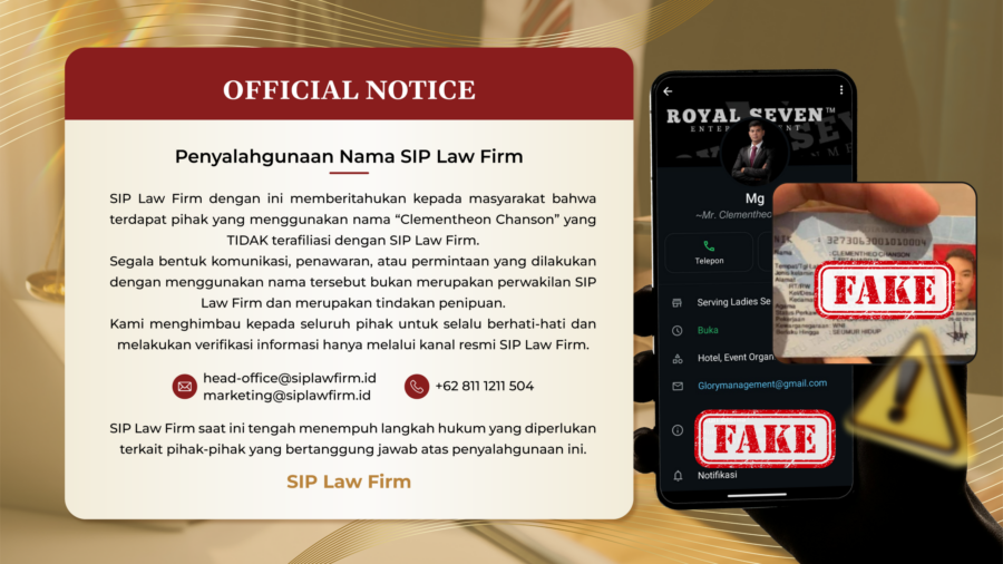 Peringatan SIP Law Firm
