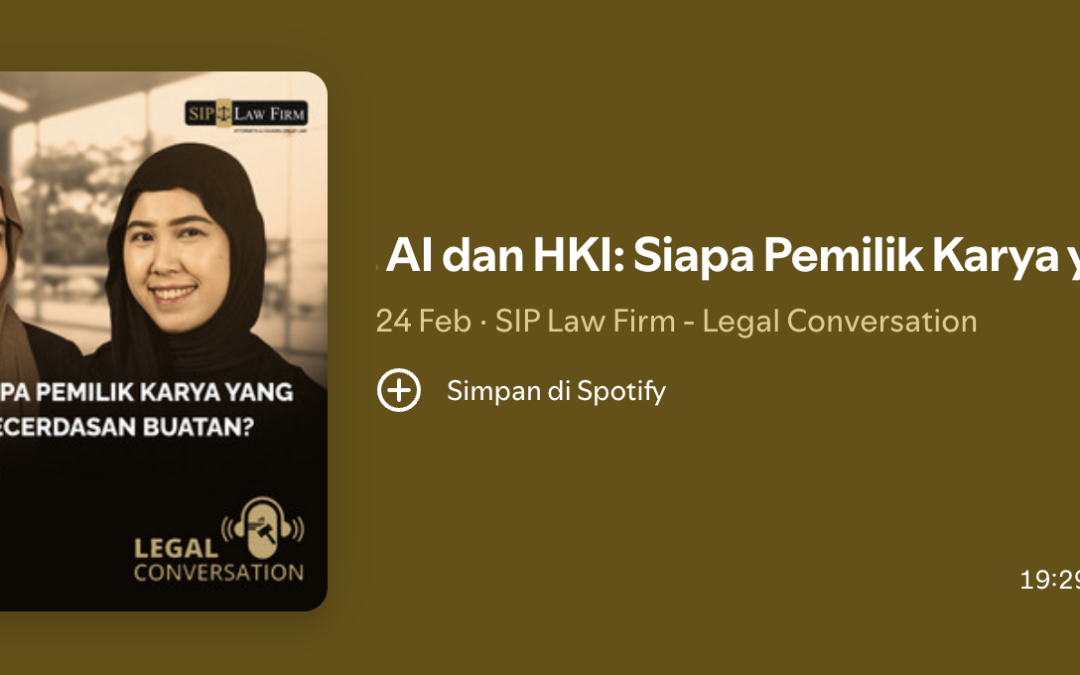 Legal Conversation Podcast Ep. 58: AI dan HKI: Siapa Pemilik Karya yang Dihasilkan Kecerdasan Buatan? | Bersama Dewi Aknis, S.IP dan Syifa Aisyah, S.H.