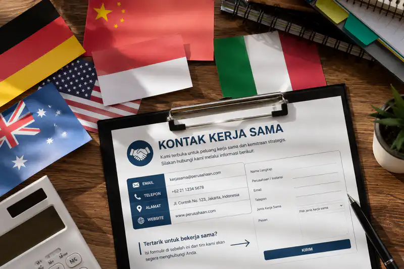 kontrak internasional